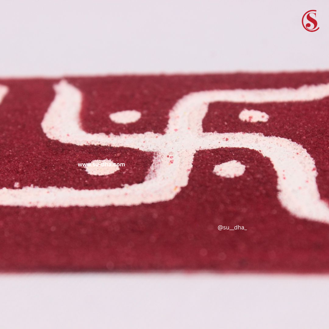 Swastik Rangoli by Sudha Bags 13