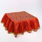 chaurang asan paithani orange