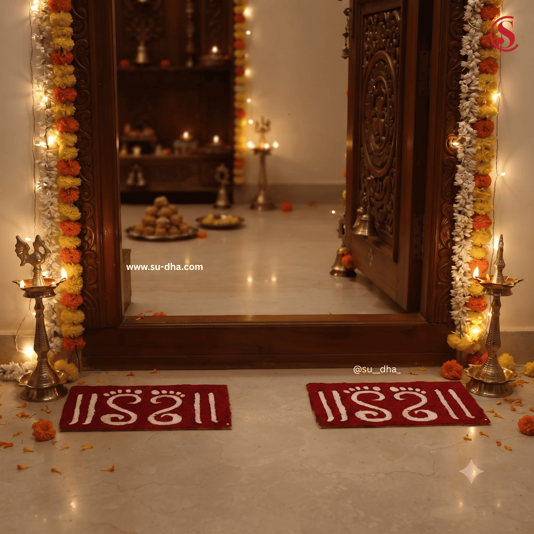 Swastik Rangoli by Sudha Bags 10 (1)